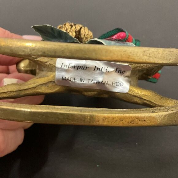 Vintage Antique Interpur International Rocking Horse With Bell Christmas Decor - Picture 7 of 7